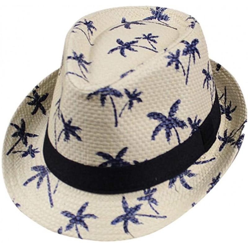 Bomber Hats Womens Sun Hat Floppy Foldable Ladies Women Maple Leaf Straw Beach Summer Hat Cap - Beige - CH18IQ8SWT7 $8.68