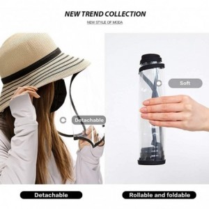Sun Hats Womens UPF 50 Straw Sun Hat Floppy Wide Brim Fashion Beach Accessories Packable & Adjustable - CP198N3C8QD $53.89