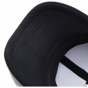 Baseball Caps Women High Bun Ponytail Hat Light Weight Stretch Fit Mesh Quick Dry Structured Cap - Black - CO18I6R88OA $21.85