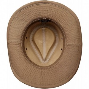 Cowboy Hats Men's Twill Outback Hat - Bark - C1113OTN4W7 $43.97