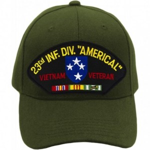 Baseball Caps 23rd Infantry Division - Vietnam War Veteran Hat/Ballcap Adjustable One Size Fits Most - Olive Green - CD18OYQK...