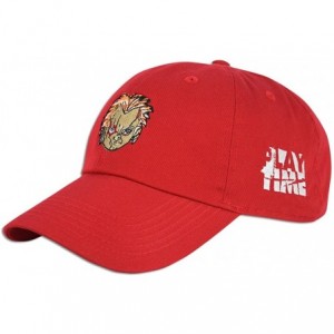 Baseball Caps Play Time Chucky Dad Hat Custom Embroidered Child's Play Dad Cap - Red - CY1894IC8Z4 $27.80