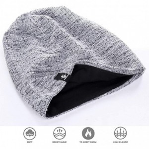 Skullies & Beanies Knit Cap for Women Summer Slouchy Beanie Winter Turban Hat B413 - Gray - CP18YAL2Q8K $19.99