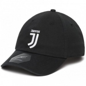 Baseball Caps Officially Licensed Performance Dad Hat by Juventus Black - CQ185E4SIK8 $49.38