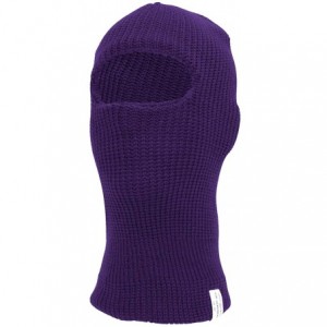 Skullies & Beanies Face Ski Mask 1 Hole - Purple - C211BK3ITMT $17.04