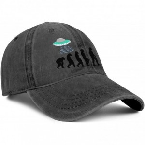 Baseball Caps Unisex Baseball Cap Cowboy Hat Hawk Dad Hats Trucker Hat - Human Evolution Timeline - CZ18WIDRK9R $34.98