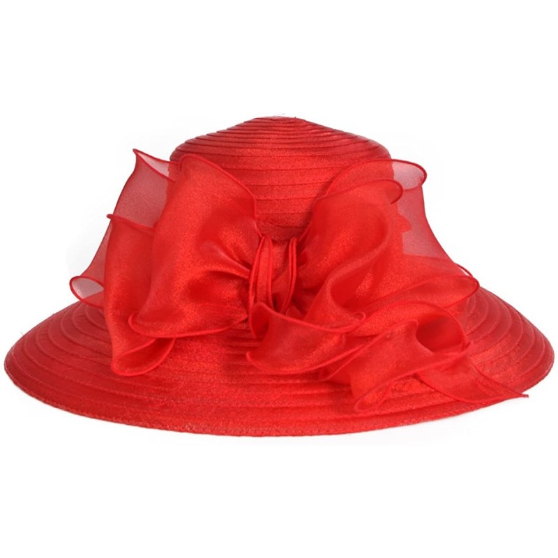 Lady Derby Dress Church Cloche Hat Bow Bucket Wedding Bowler Hats ...