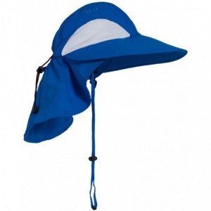 Sun Hats Adult Unisex Sol Wide Brim Sun Hats - UPF 50+ Sun Protection - Royal - CH11ZUGOEGH $57.57