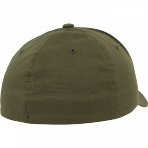 Newsboy Caps Men's Wooly Combed - Olive - CK11OMMQXNH $14.65