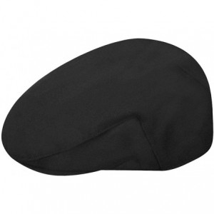 Newsboy Caps Men Wool Ivy Cap - Black - CR12NERBD2K $65.35