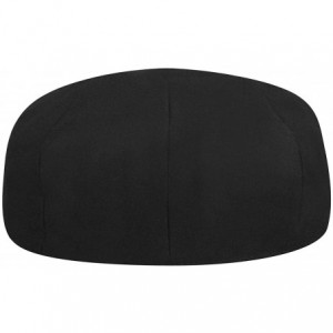 Newsboy Caps Men Wool Ivy Cap - Black - CR12NERBD2K $23.34