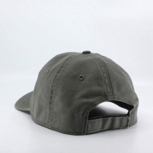 Baseball Caps Classic Washed Cotton Twill Low Profile Adjustable Baseball Cap - Olive Green - CU12C7ZA3PX $12.00