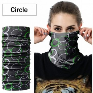 Balaclavas Unisex Multifunctional Seamless Bandana Face Mask Neck Gaiter Headwear Tube Mask Scarf - Circle 3 - C8197SSYDLR $2...
