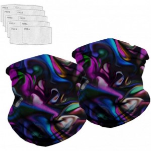 Balaclavas Bandanas Balaclava Neck Gaiter with Carbon Filter- UV Protection Face Cover for Hot Summer - Multicolored - CX198H...