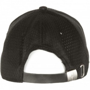 Baseball Caps Cool Vent Baseball Cap with Trim - Black/Black. - CX18ZZQ2YMX $17.64