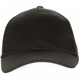 Baseball Caps Cool Vent Baseball Cap with Trim - Black/Black. - CX18ZZQ2YMX $17.64