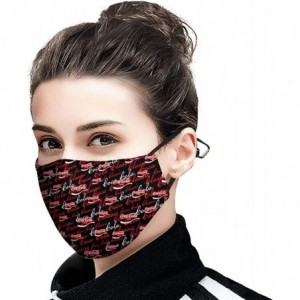Balaclavas Women Men Face Cover Cover Muffle Anti Dust Mouth with Adjustable Earloop Face-Mask - Coca Cola Classic - CO197XKI...