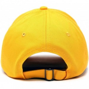 Baseball Caps Soft Serve Ice Cream Hat Cotton Baseball Cap - Gold - CS18LL2HAEY $14.72