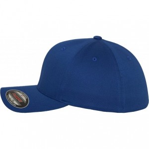 Baseball Caps Men's Wooly Combed - Royal - CK11IMXQPZN $16.26