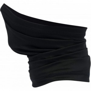Balaclavas Summer Neck Gaiter Face Scarf/Neck Cover/for Sun Protection Headwear Hear Warp - Black+dark Gray - CS197YDWG05 $14.17