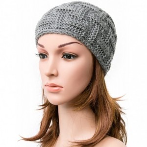 Cold Weather Headbands Women's Chunky Cable Knitted Turban Headband Ear Warmer Head Wrap - 7 Grey - C5186W3H6U9 $13.68