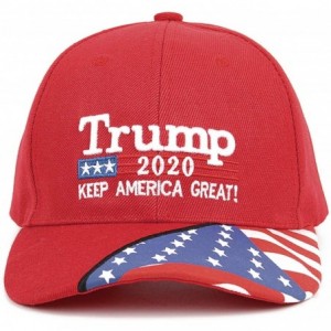 Baseball Caps Trump Military Imagine 2020 Black Cap US Flag Keep America Great hat President - Red - C718UZ59CD9 $18.82