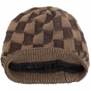 Skullies & Beanies Warm Oversized Chunky Soft Oversized Cable Knit Slouchy Beanie Winter Warm Knit Hat Skull Cap - Khaki 8 - ...