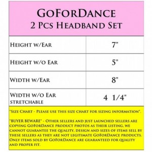 Headbands Miki Mini Sequin Bow and Glittering Ears Headband 2 Pieces Assorted Color Set (BkR-BkF) - C512O1ZQIMD $15.61