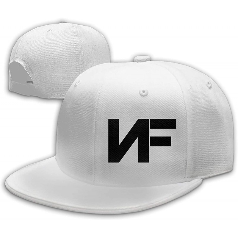 Baseball Caps Adjustable NF Stylish Flat Baseball Cap Youth Snaback Hip Hop Hats for Men/Women - White2 - CW18OAA00UM $30.27