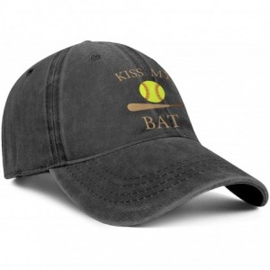 Baseball Caps Unisex Baseball Cap Cowboy Hat Hawk Dad Hats Trucker Hat - Kiss My Bat - CB18W0UC8LT $20.77