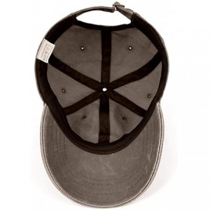 Baseball Caps Dad Hat Cotton Snapback Adjustable Denim Cap for Men Women - Brown-43 - CG18UMGWDQW $19.60