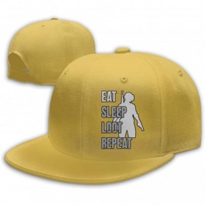 Baseball Caps Men&Women Baseball Hat PUBG Baseball Cap Black - Yellow - CJ18KZRW6IZ $35.34