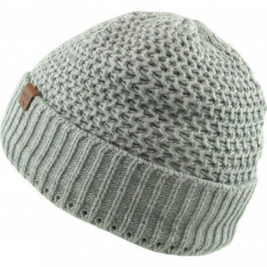 Skullies & Beanies Men Women Knit Winter Warmers Hat Daily Slouchy Hats Beanie Skull Cap - 2.4) Very Warm Gray - CJ185UY2C4I ...