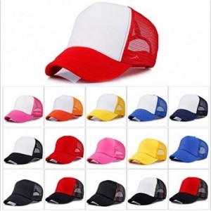 Baseball Caps Custom 100% Cotton Ball Hat Vintage Baseball Cap Classic Unisex Cowboy Hat Adjustable - B-red - CR18UT7YEQY $28.33