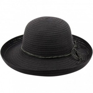 Sun Hats Women's Sydney Sun Hat- Packable - Black - C3183KY76ZA $40.06