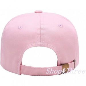Baseball Caps Custom Embroidered Baseball Cap Personalized Snapback Mesh Hat Trucker Dad Hat - Pink - CZ18HLXM0IN $31.29
