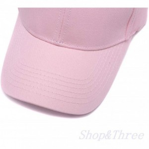 Baseball Caps Custom Embroidered Baseball Cap Personalized Snapback Mesh Hat Trucker Dad Hat - Pink - CZ18HLXM0IN $32.15