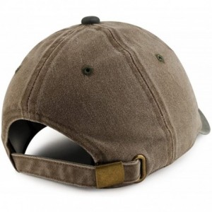Baseball Caps Mom Embroidered Pigment Dyed Unstructured Cap - Khaki Green - C218DGRLIM3 $13.63