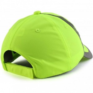 Baseball Caps High Visibility Reflective Safety Baseball Cap - Neon Yellow - CN192T94S32 $9.25