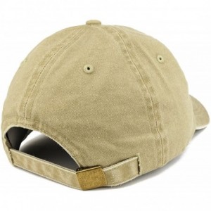 Baseball Caps Blondie Embroidered Washed Cotton Adjustable Cap - Khaki - C712IFNQL67 $37.94