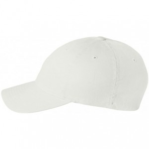 Baseball Caps Flexfit Men's Low-Profile Unstructured Fitted Dad Cap - White - CH18R7300CE $37.50