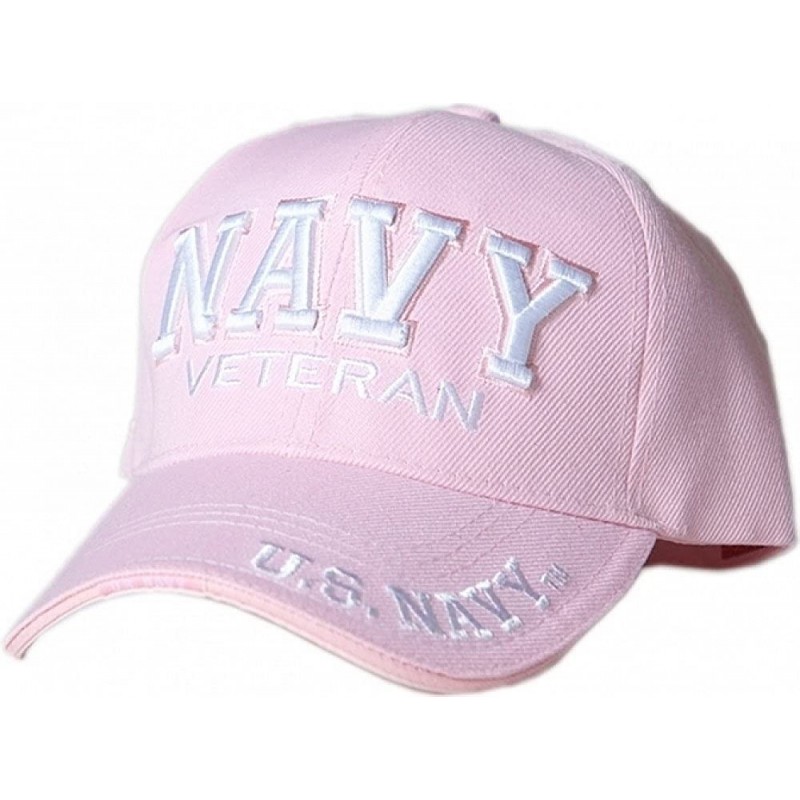 Baseball Caps Navy Veteran Pink Cap - CN11P0B48JZ $41.07