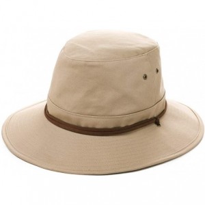 Sun Hats FANCET Bucket Hat for Women Foldable Sun UV SPF Cotton Hunting Fishing - 00706_khaki - CG18RS9CC4H $42.29