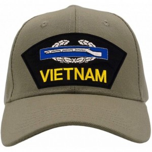 Baseball Caps Combat Infantryman Badge - Vietnam Hat/Ballcap Adjustable One Size Fits Most - Tan/Khaki - CF18OA9Q70I $47.31