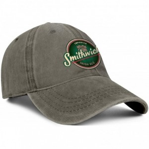 Baseball Caps Guinness Smithwicks Mens Womens Denim Baseball Hat Adjustable Snapback Sun Cap - Brown-146 - CV18WEKCSH6 $18.94