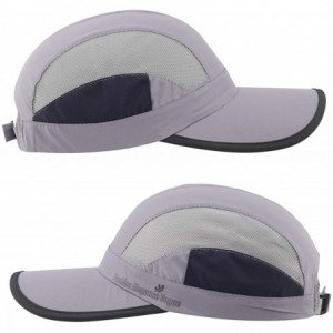 Baseball Caps 7-7 1/2 Quick Dry Breathable Ultralight Running Hat for Sport - B Series-light Grey - CM18EMDGHTH $8.40