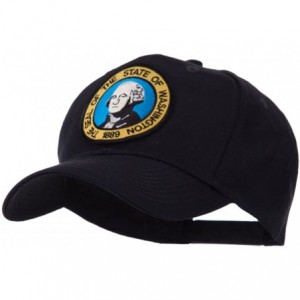 Baseball Caps US Western State Seal Embroidered Patch Cap - Washington - CG11FIUDABT $45.86