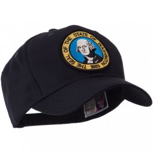 Baseball Caps US Western State Seal Embroidered Patch Cap - Washington - CG11FIUDABT $17.72
