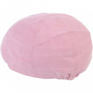 Newsboy Caps Simple Newsboy Hat Flat Cap SL3026 - Pink - C312DVAVUF5 $41.02