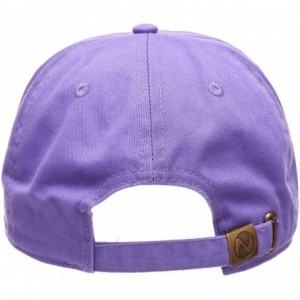 Baseball Caps Plain Stonewashed Cotton Adjustable Hat Low Profile Baseball Cap. - Lavender - CF12O7ZEM3F $9.53